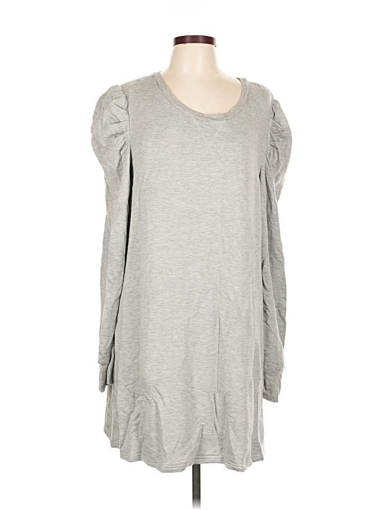Luxology Casual Dress In Gray