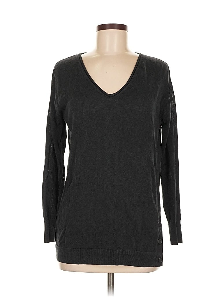 Pre-owned J.crew Factory Store Pullover Sweater In Black