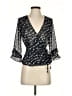 Sage the Label 100% Polyester Black 3/4 Sleeve Blouse Size XS - photo 1