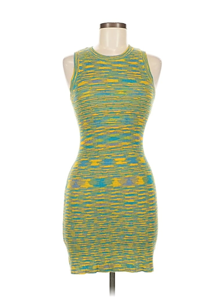 Pre-owned Cotton Candy La Cocktail Dress In Yellow