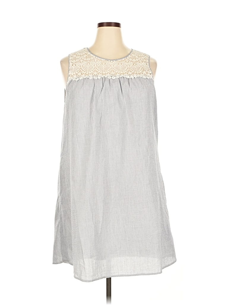 Pre-owned Andree By Unit Casual Dress In Gray