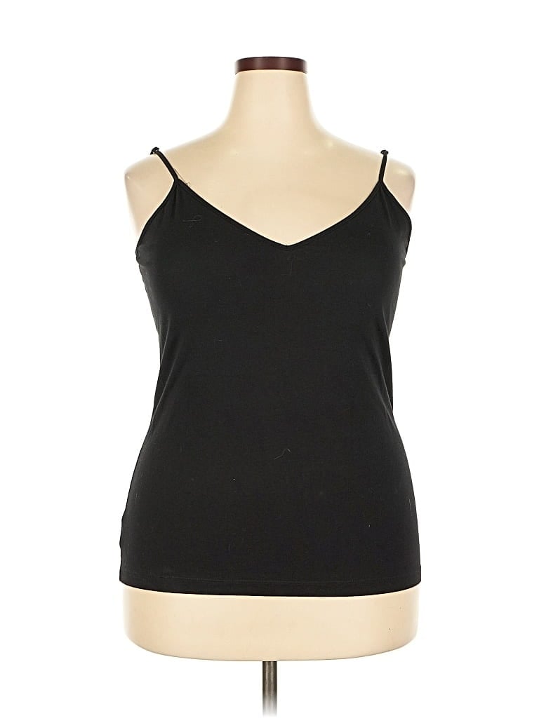 Pre-owned Ann Taylor Loft Tank Top Black Strapless Neckline Tops