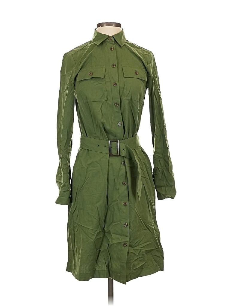 Pre-owned J.crew Factory Store Casual Dress In Green