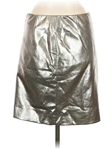 Akris Punto Faux Leather Skirt (view 2)