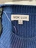 VOX LUX Stripes Blue Pullover Sweater Size XS - photo 7