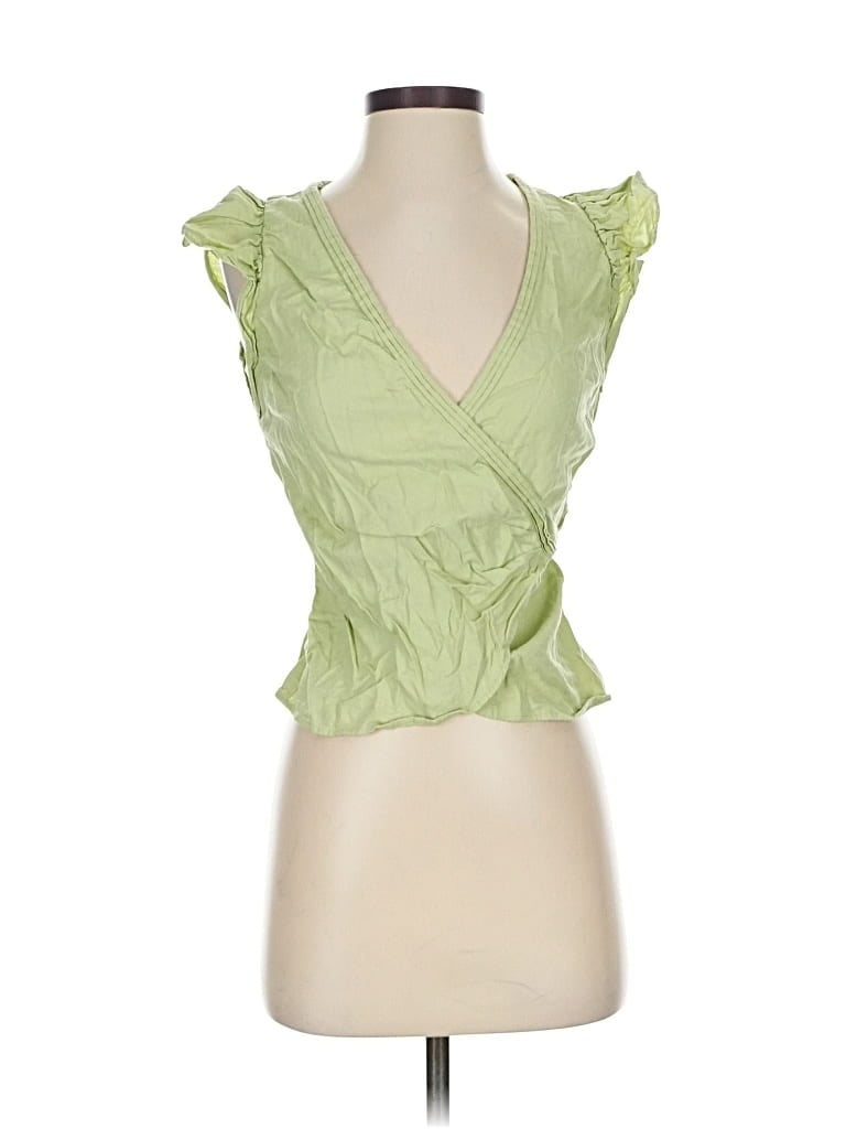 MADEWELL Pre-owned Sleeveless Blouse In Green