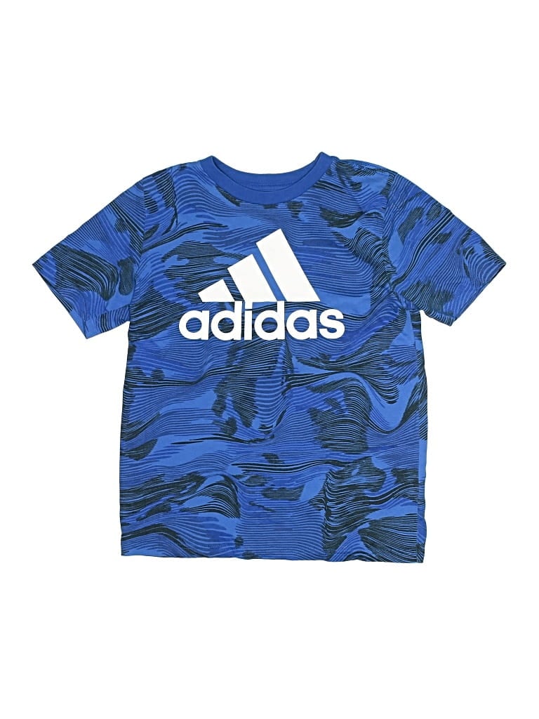 Click to view more detailed imagery on our partner's website Pre-owned Adidas Originals Kids' Active T-shirt In Blue