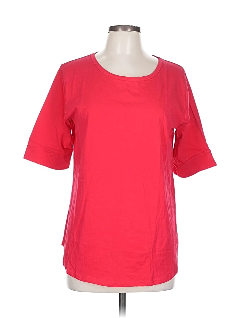 Pre-owned Unbranded Short Sleeve T-shirt In Red