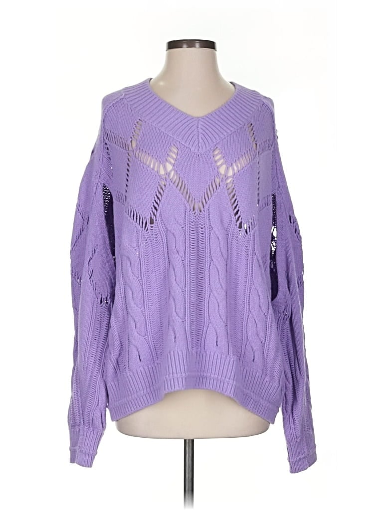Click to view more detailed imagery on our partner's website Pre-owned Maria Mcmanus Pullover Sweater In Purple