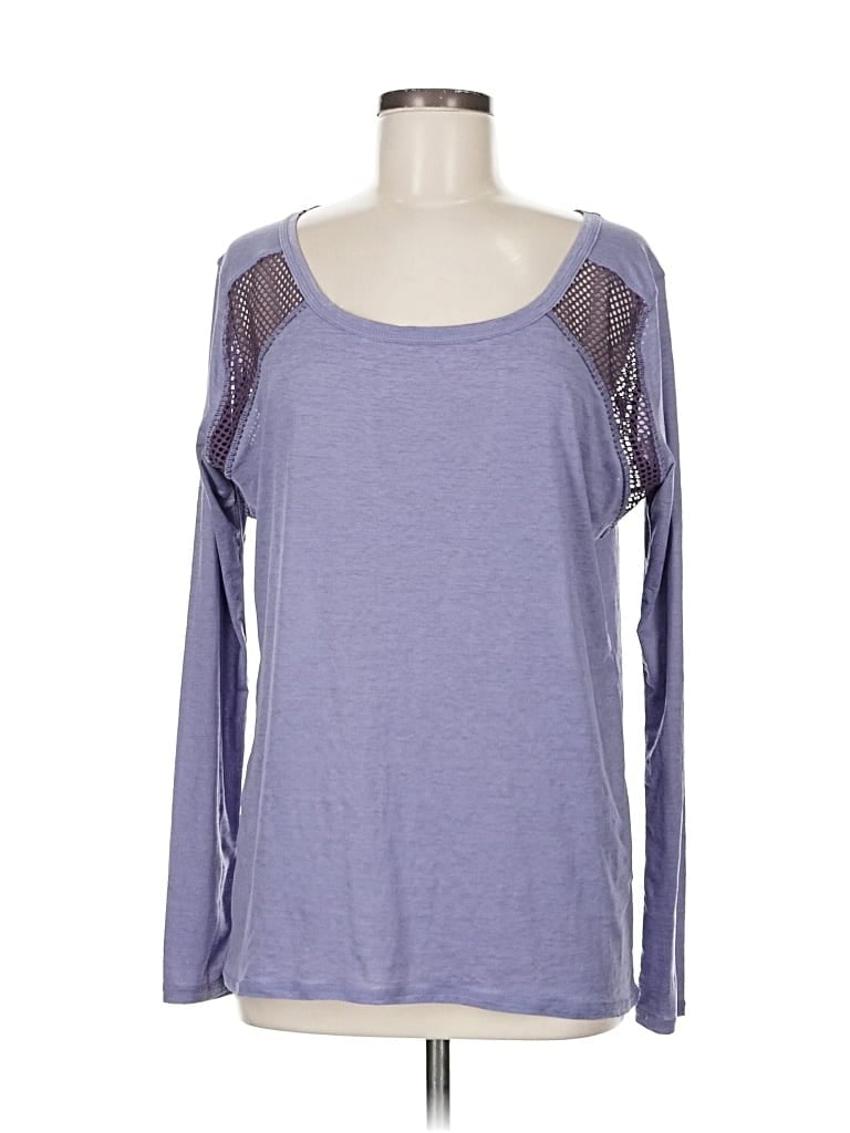 Click to view more detailed imagery on our partner's website Pre-owned Zella Long Sleeve T-shirt In Purple