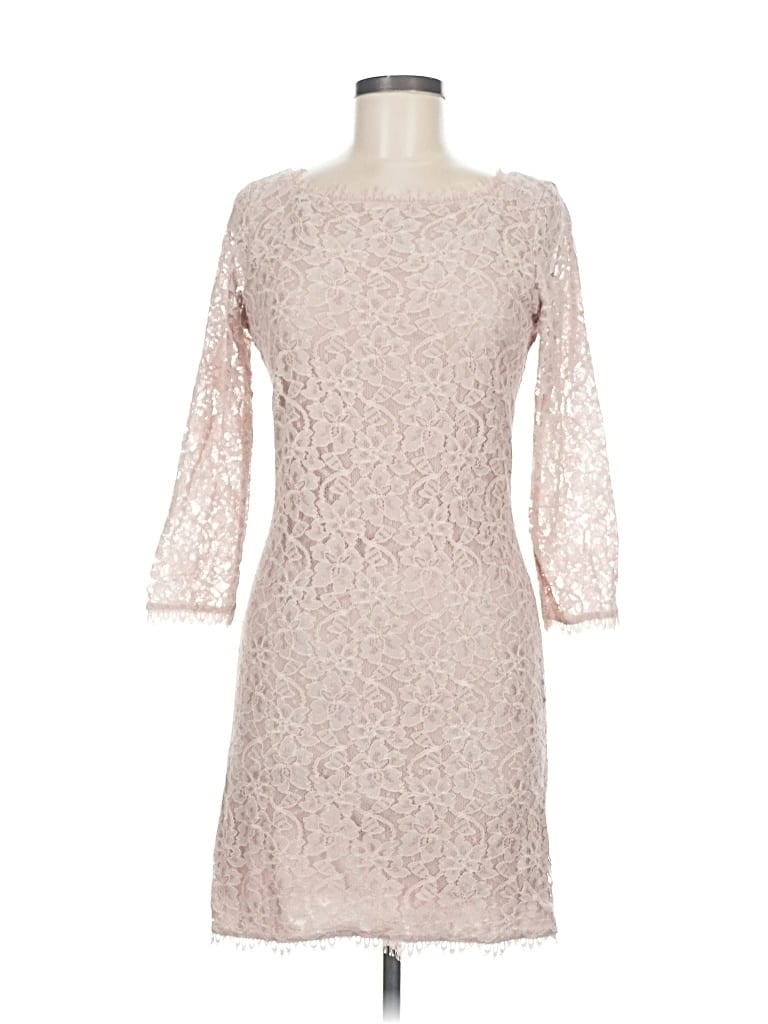 Pre-owned Diane Von Furstenberg Cocktail Dress In Brown