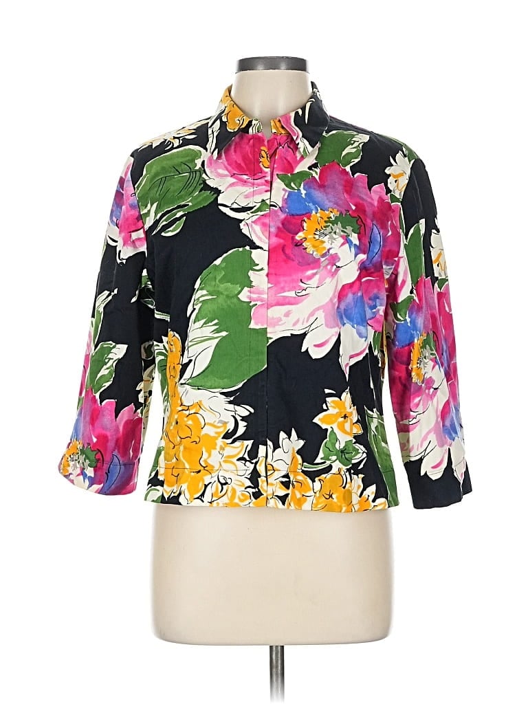 Pre-owned Carlisle 3/4 Sleeve Blouse In Pink