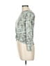 90 Degree by Reflex Camo Green 3/4 Sleeve Top Size L - photo 2