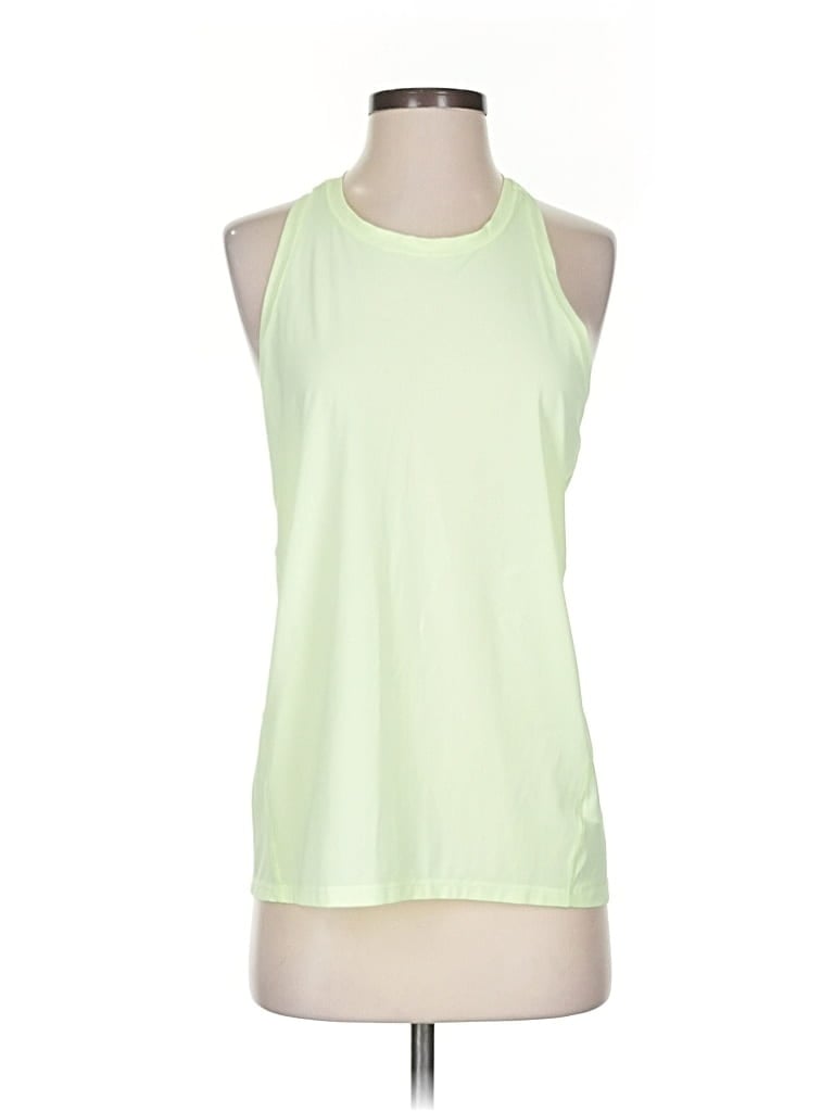 Pre-owned Athleta Sleeveless T-shirt In Green