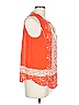 Collective Concepts 100% Polyester Orange Sleeveless Blouse Size L - photo 4