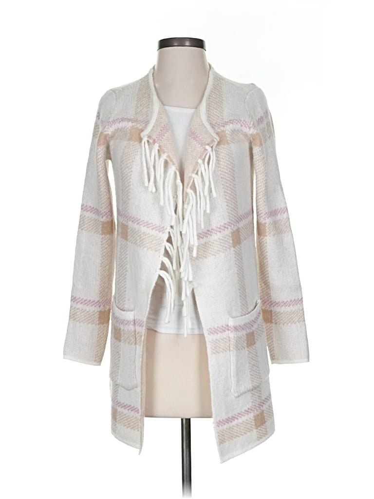 ADRIENNE VITTADINI Pre-owned Cardigan Sweater In White