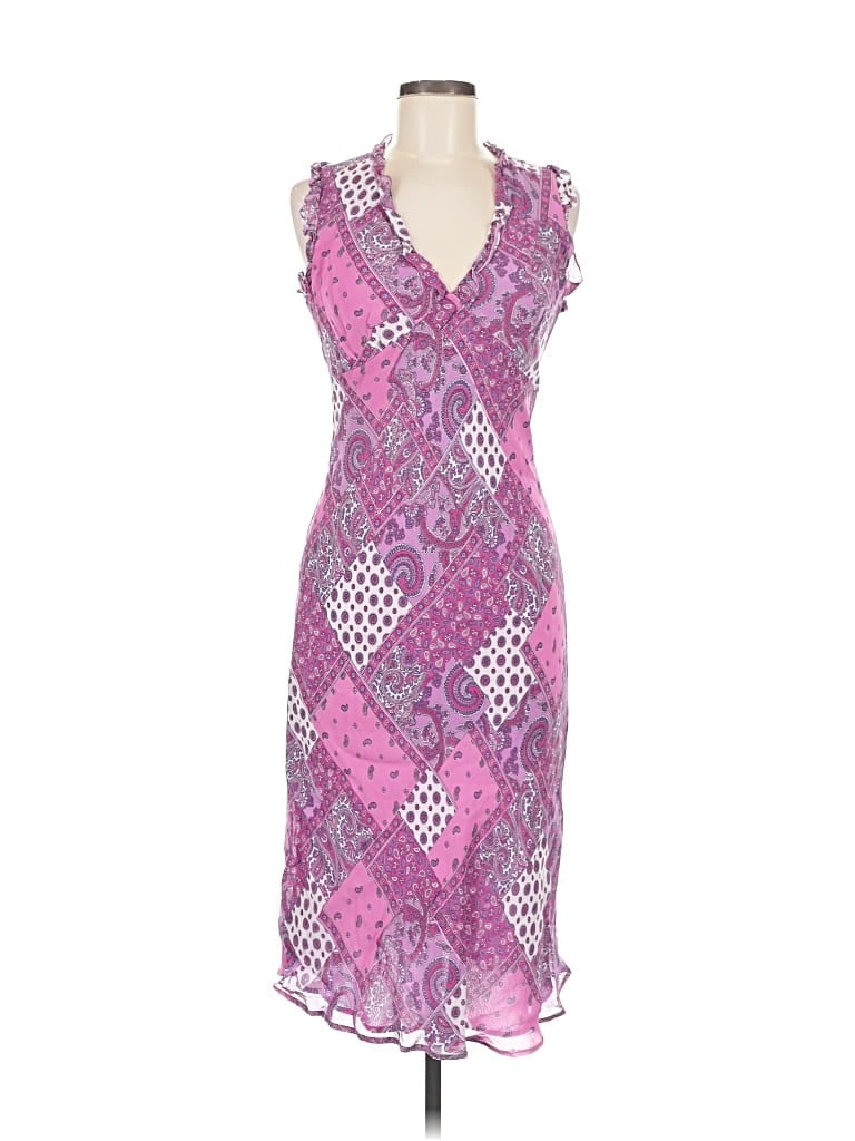 Pre-owned Assorted Brands Cocktail Dress In Purple