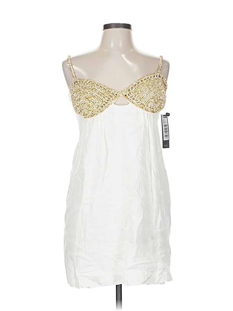 Pre-owned Vix By Paula Hermanny Cocktail Dress In White