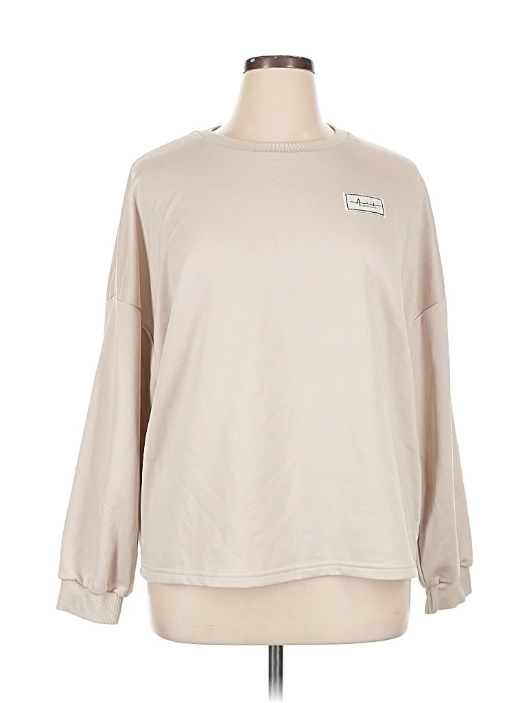 Pre-owned Assorted Brands Sweatshirt In Brown