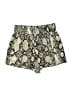 Express 100% Rayon Paisley Gold Shorts Size XXS - photo 1