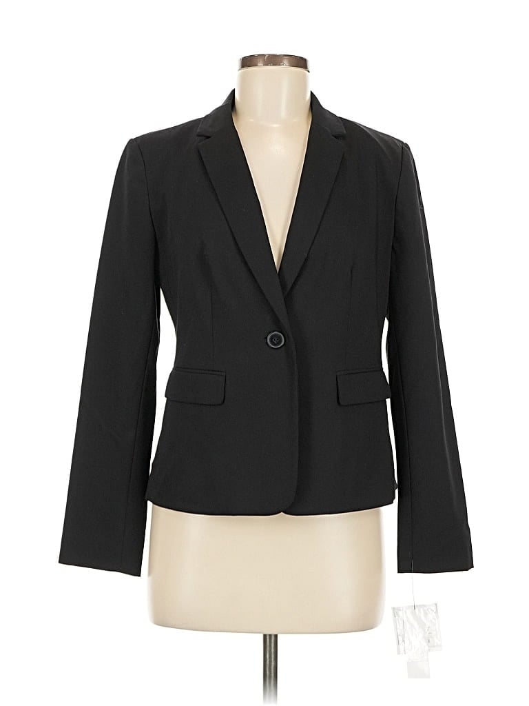 Pre-owned Liz Claiborne Career Blazer Jacket In Black