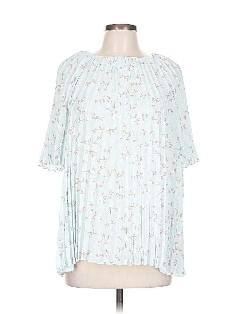 ALFANI Pre-owned 3/4 Sleeve Blouse In Blue