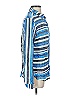 Dear John 100% Rayon Stripes Blue Long Sleeve Button-Down Shirt Size S - photo 4