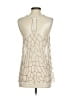 Willow & Clay 100% Polyester Ivory Tan Sleeveless Blouse Size S (estimated) - photo 2