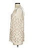 Willow & Clay 100% Polyester Ivory Tan Sleeveless Blouse Size S (estimated) - photo 5