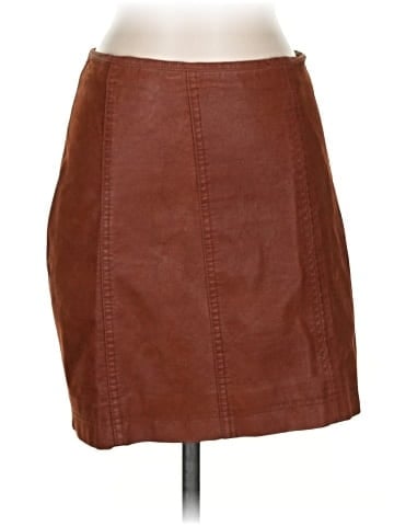 Free People Faux Leather Skirt (view 1)