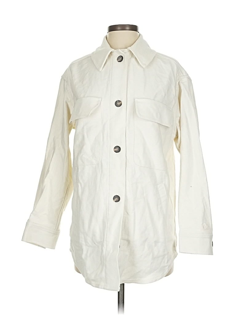 Pre-owned Everlane Raincoat In White