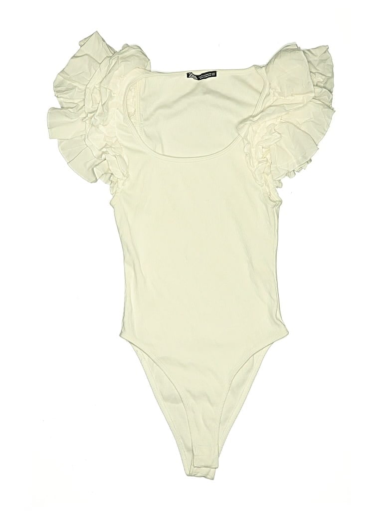 Click to view more detailed imagery on our partner's website Pre-owned Zara Bodysuit In White
