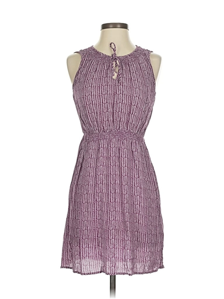 Pre-owned Ann Taylor Loft Outlet Casual Dress In Purple