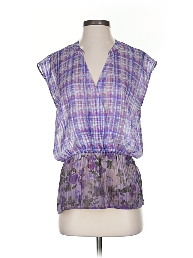 CABI Pre-owned Sleeveless Blouse In Purple