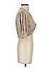 YFB Tan 3/4 Sleeve Blouse Size XS - photo 4