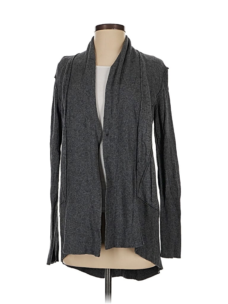Pre-owned Ann Taylor Loft Cardigan Sweater In Gray