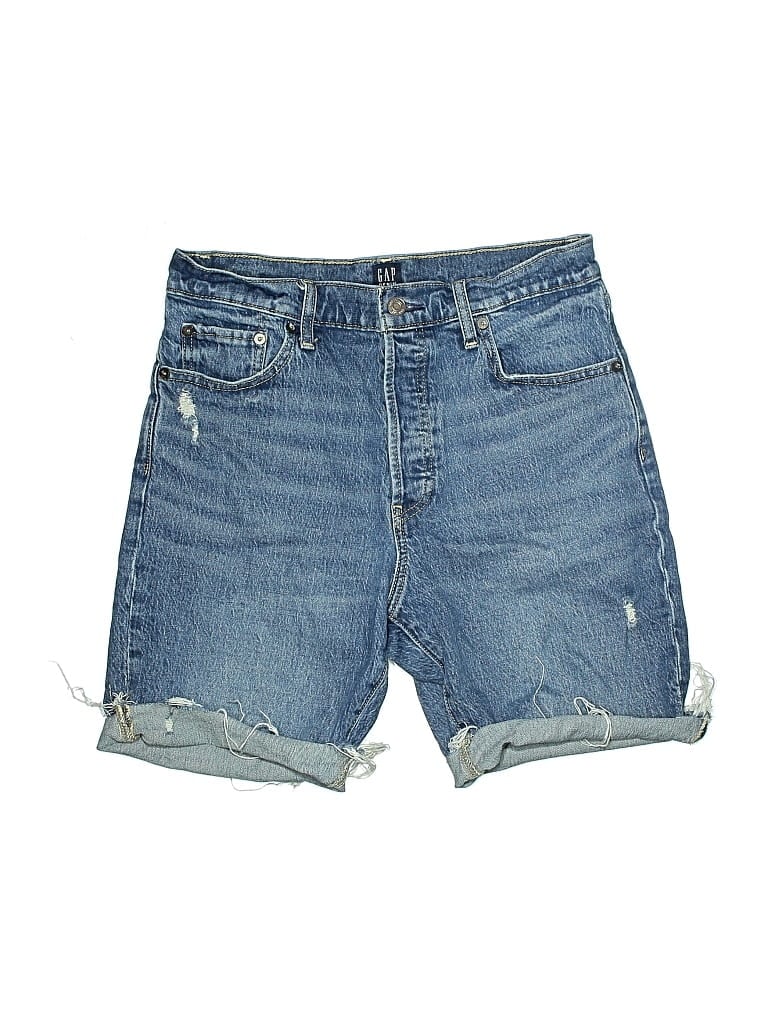 Pre-owned Gap Denim Shorts In Blue