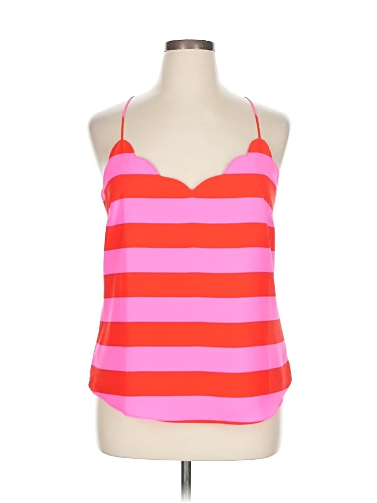 Pre-owned J.crew Factory Store Sleeveless Top Pink Halter Neckline Tops