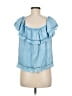 Style Envy 100% Rayon Blue Sleeveless Blouse Size M - photo 2