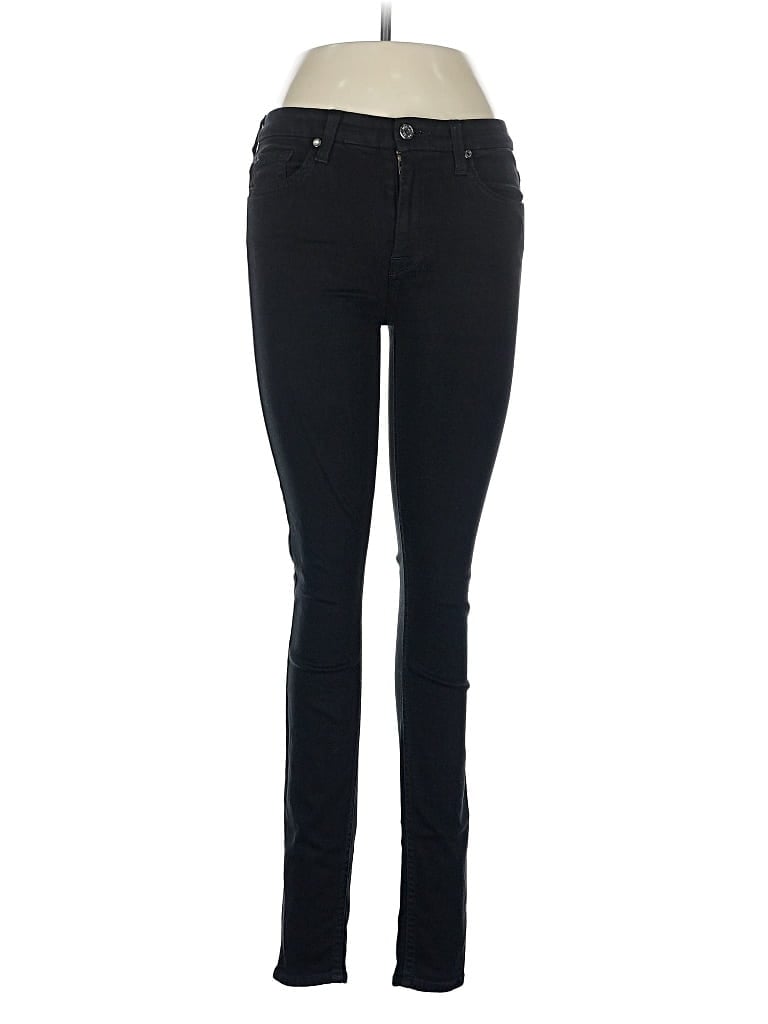 Pre-owned 7 For All Mankind Jeans In Black