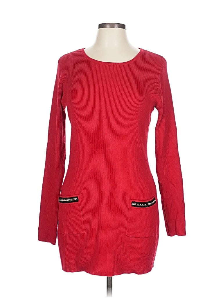 Pre-owned Ab Studio Casual Dress In Red