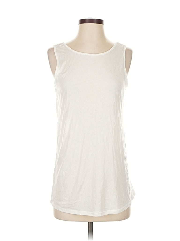 Pre-owned Old Navy Sleeveless T-shirt In White