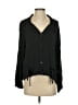 Studio 90 100% Rayon Black 3/4 Sleeve Blouse Size 2 - photo 1