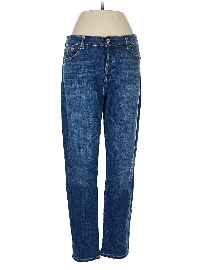 Pre-owned 7 For All Mankind Jeans In Blue