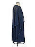 Marina 100% Polyester Solid Blue Cocktail Dress Size 4 - photo 4