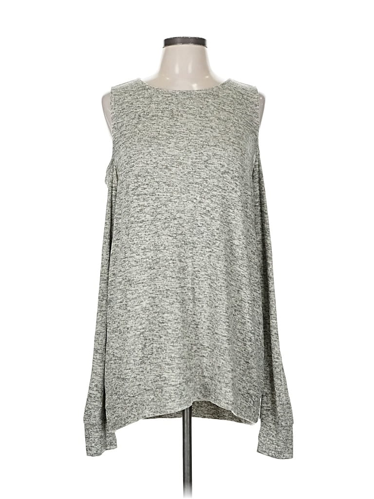 Pre-owned Any Body Sleeveless T-shirt In Gray