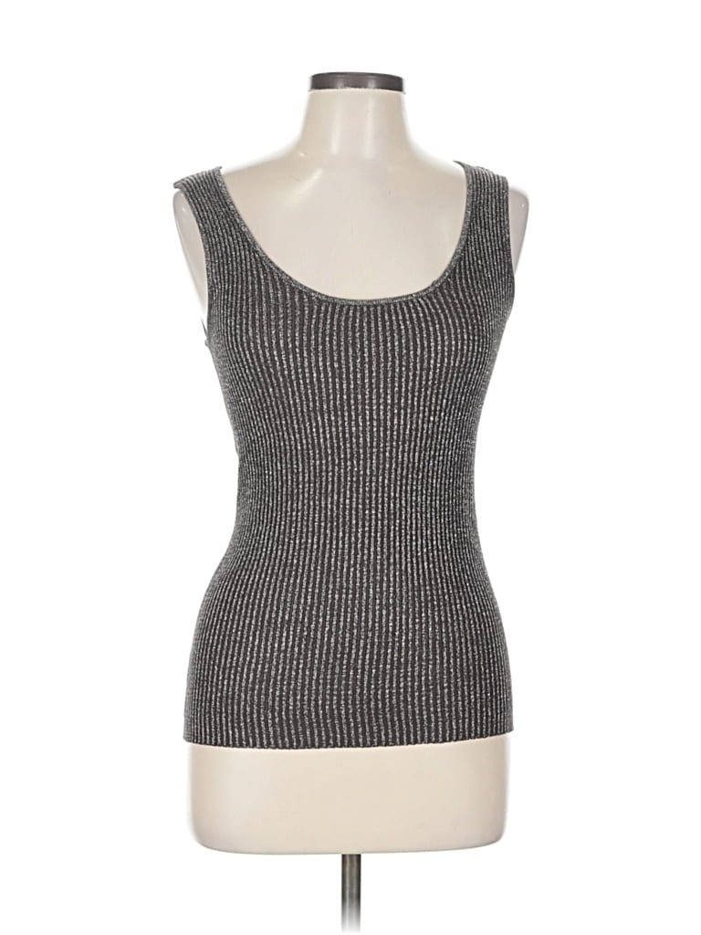 Click to view more detailed imagery on our partner's website Pre-owned Belldini Sleeveless Top Gray Scoop Neck Tops