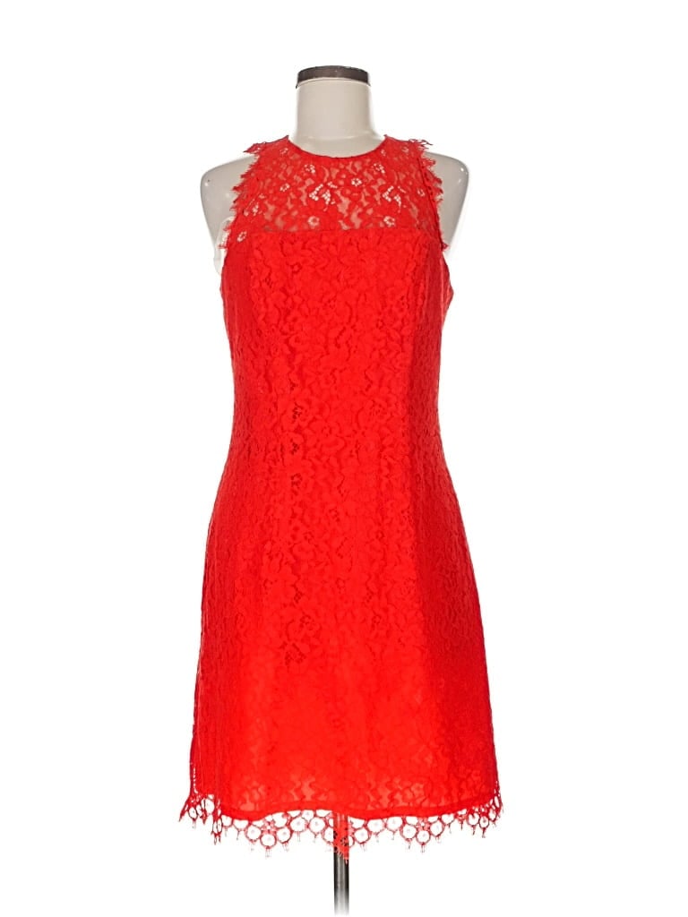 Pre-owned Shoshanna Cocktail Dress In Red