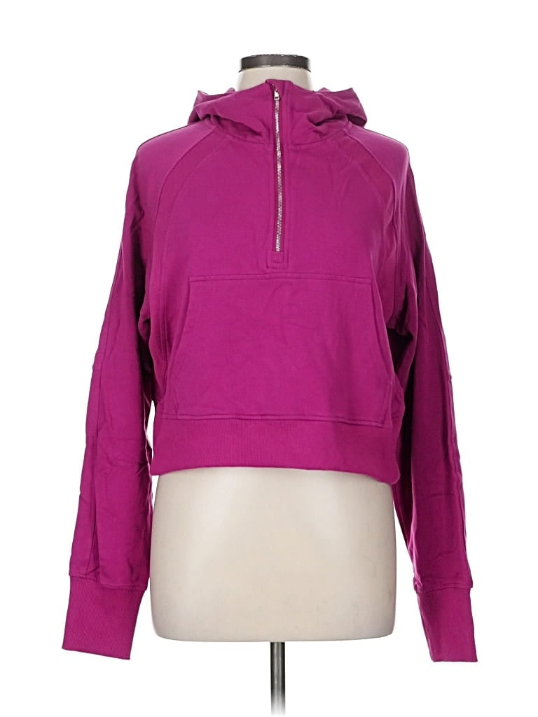 Pre-owned Assorted Brands Pullover Hoodie In Purple