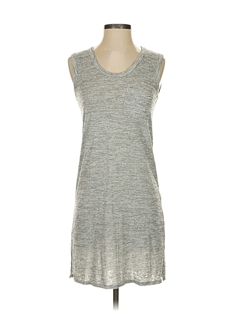 Pre-owned J.crew Factory Store Sleeveless Top Gray Scoop Neck Tops